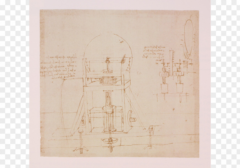 Leonardo Da Vinci Paper Drawing Modern Art /m/02csf PNG
