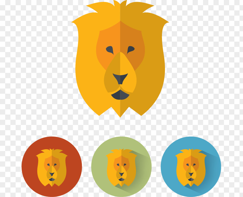 Lions Head Lionhead Rabbit Illustration PNG