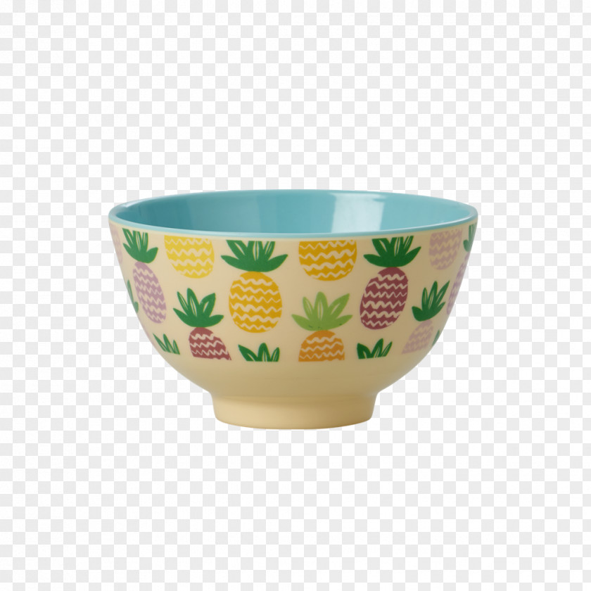 Rice Bowl Melamine Breakfast Cereal Smoothie Pineapple PNG