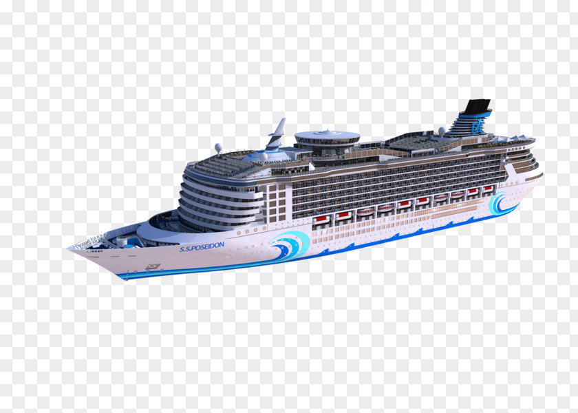 Ship Poseidon Clip Art PNG