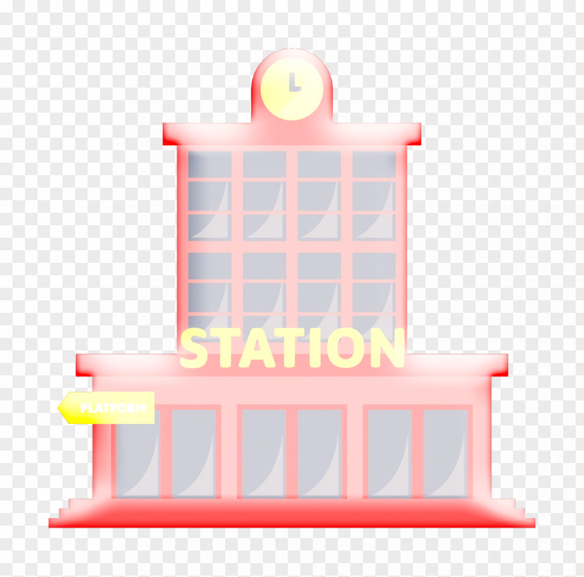 Transport Icon Building Station PNG
