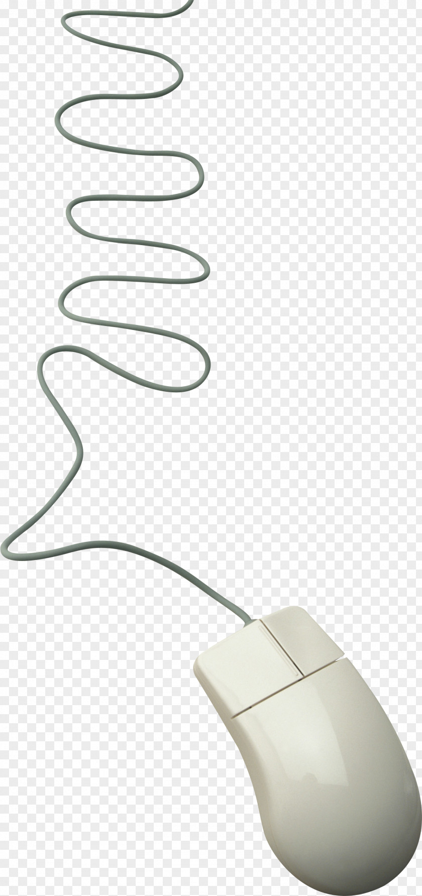 White Computer Mouse Image Optical Pointer Pointing Device PNG