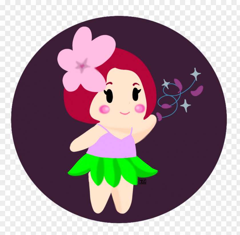 Leaf Petal Pink M Character Clip Art PNG