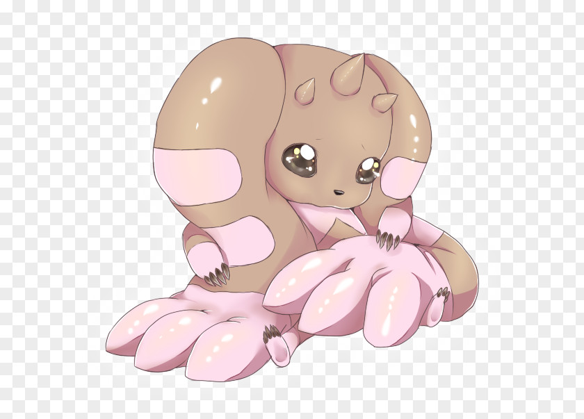 Octopus Mammal Figurine Pink M Character PNG