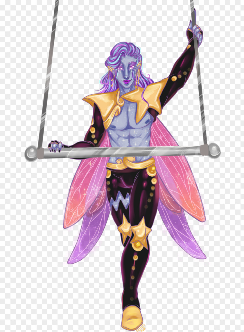 Group Carnival Costume Design Purple Legendary Creature PNG