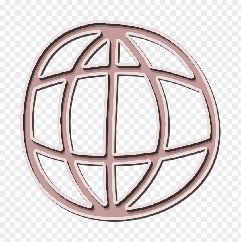 Hand Drawn Icon Interface World Grid Symbol PNG