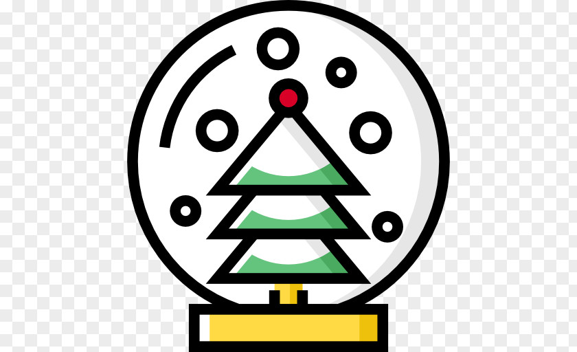Snow Top Snowflake Christmas Ornament Globes PNG