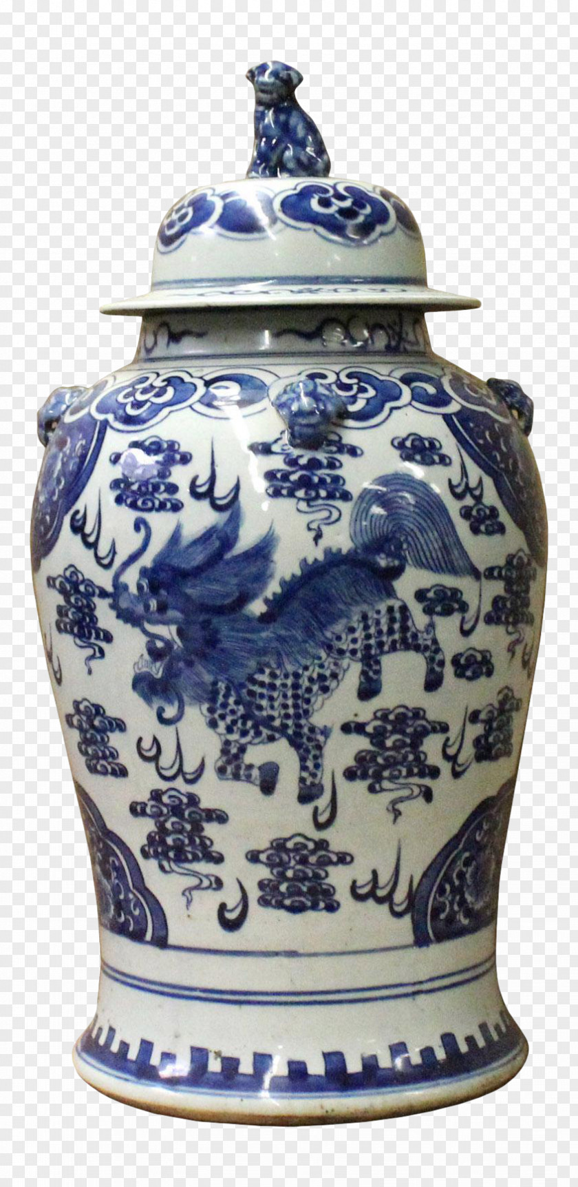 The Blue And White Porcelain Vase Ceramic Pottery Jug PNG