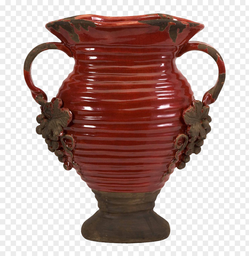 Decorative Ceramic Bottle Tuscany Vase Art Pottery PNG