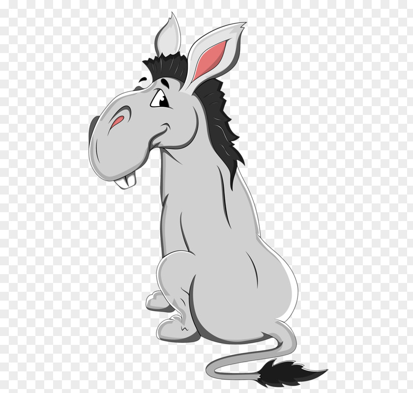 Gray Donkey Horse Dog PNG