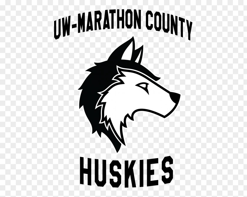 Husky University Of Wisconsin–Marathon County Logo Siberian Gray Wolf PNG