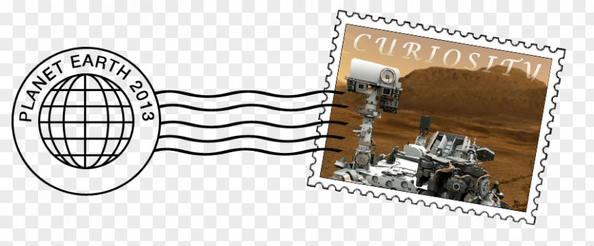 Post Cards Mars Science Laboratory Postage Stamps Curiosity Mail PNG