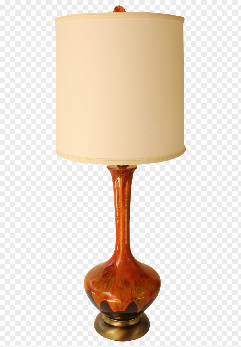 Pottery Lava Lamp Table Light Fixture PNG