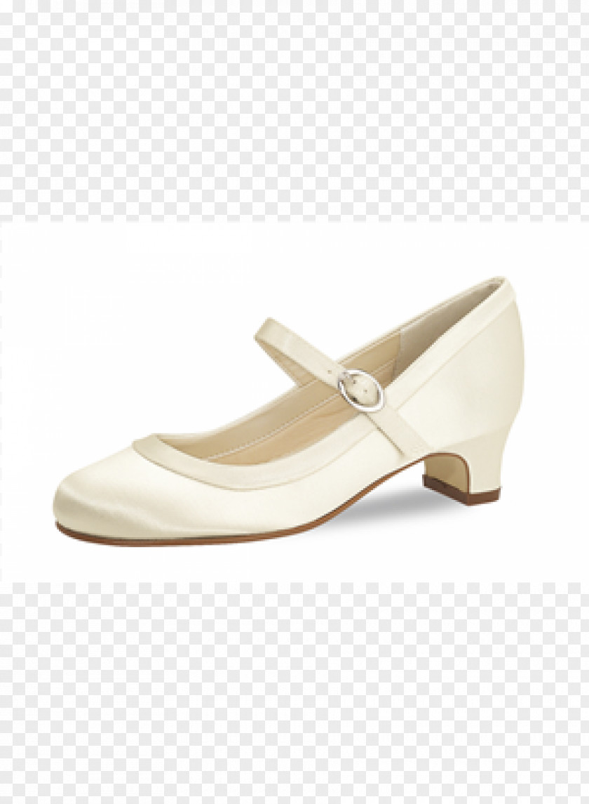 Satin Wedding Dress Court Shoe White PNG