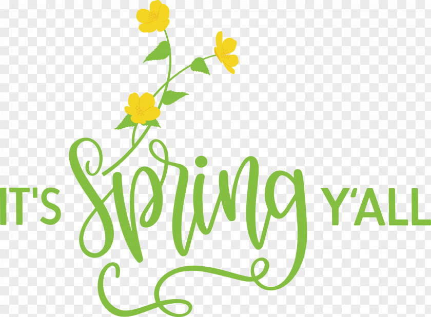 Spring Quote Message PNG