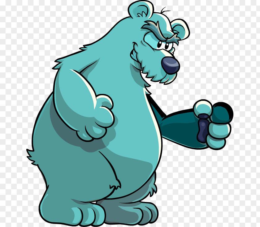 Bear Polar Club Penguin Island PNG