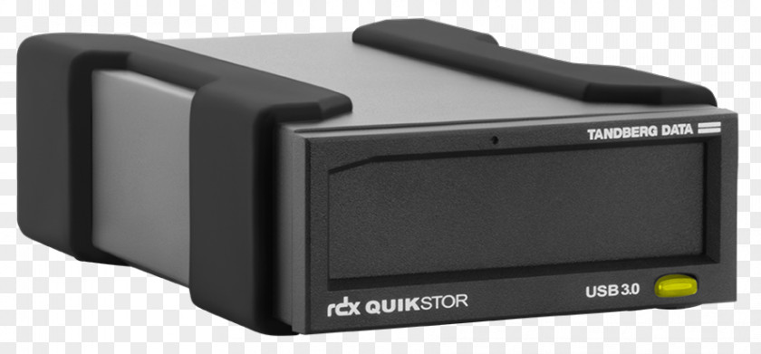 Data Storage Device Laptop Tandberg RDX QuikStor Black External Hard Drive Technology Drives PNG