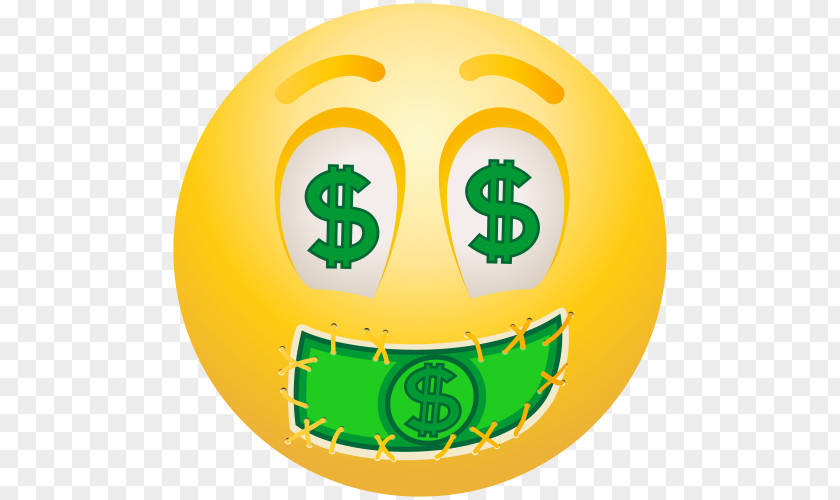 Dollar Necklace Emoticon Blog Clip Art PNG