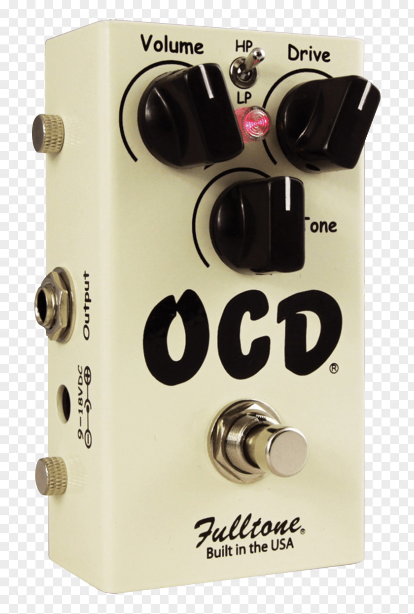 Guitar Effects Processors & Pedals Fulltone OCD Distortion Obsessive–compulsive Disorder PNG