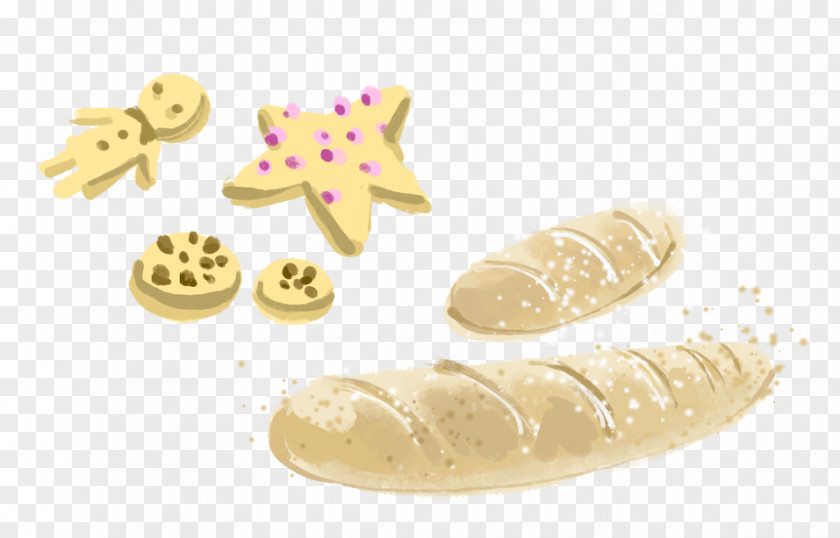 Hand-painted Bread Bxe1nh Bakery Cream Cookie PNG