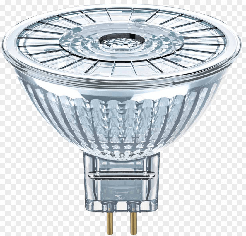 Lamp Multifaceted Reflector LED Bi-pin Base Incandescent Light Bulb Osram PNG