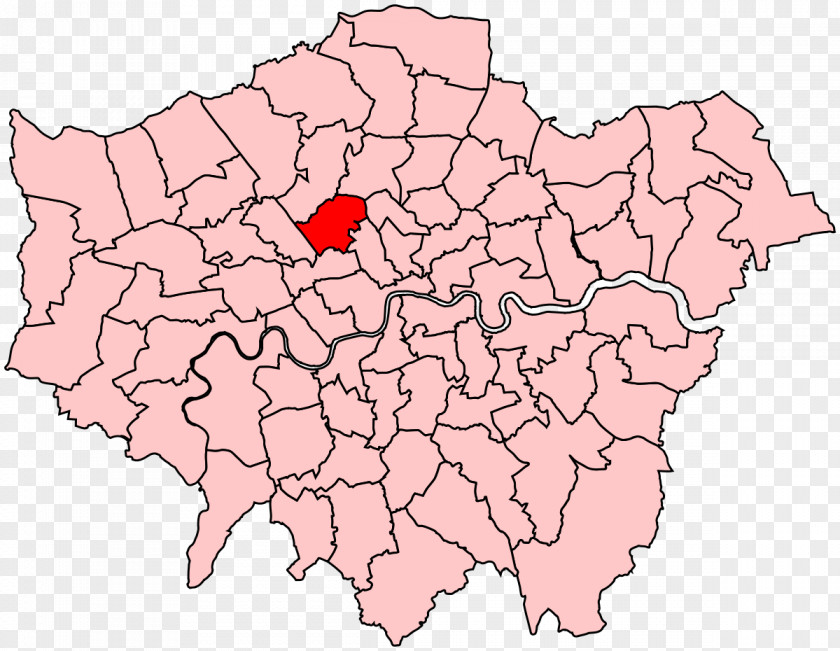 Map Royal Borough Of Greenwich London Islington Cities And Westminster Underground Boroughs PNG