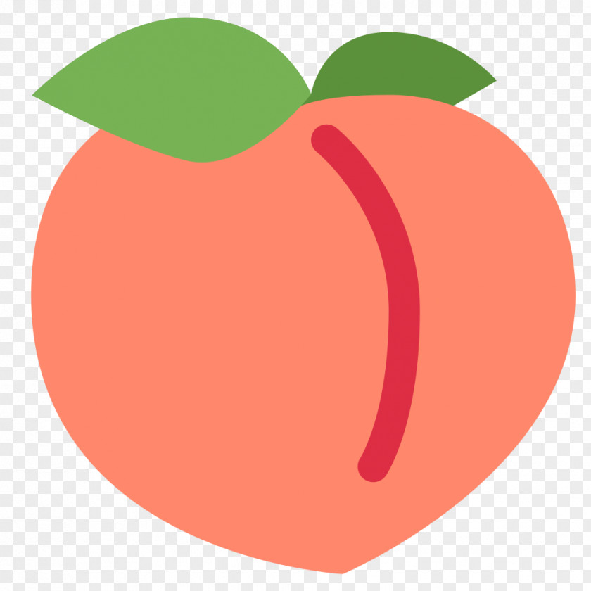 Peach Peaches And Cream Emoji PNG