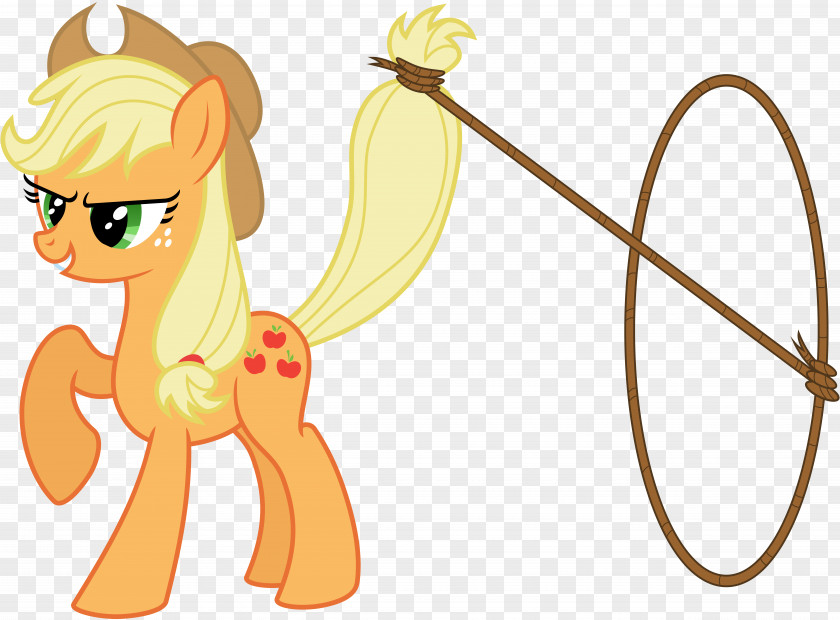 Rope Applejack Pony Clip Art Lasso Ropes And Knots PNG