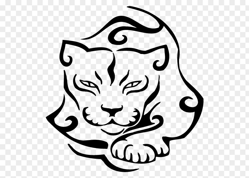 Sketch Cougar Black Panther Lion Leopard Clip Art PNG