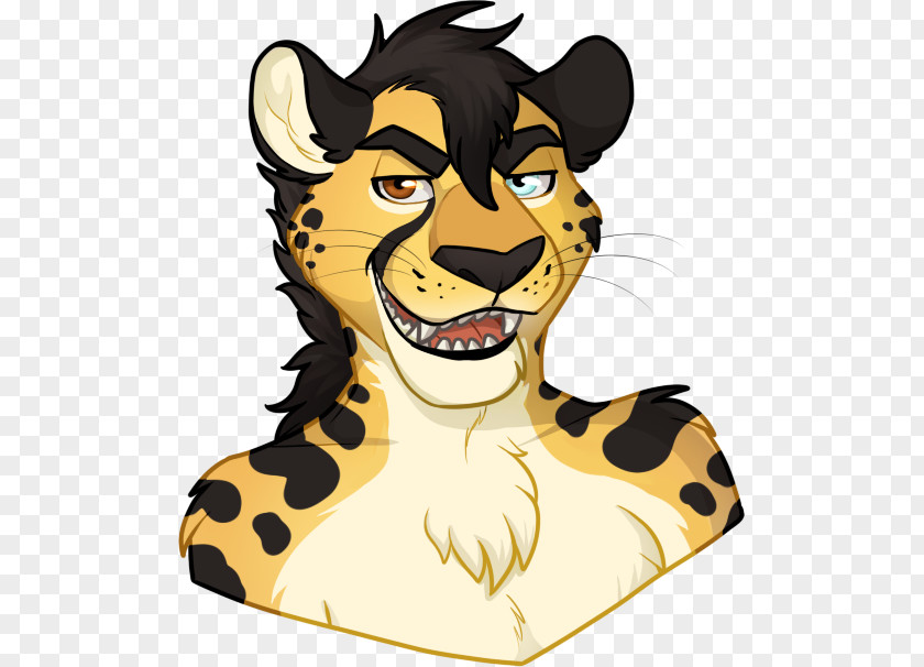 Tiger Whiskers Lion Cheetah Cat PNG