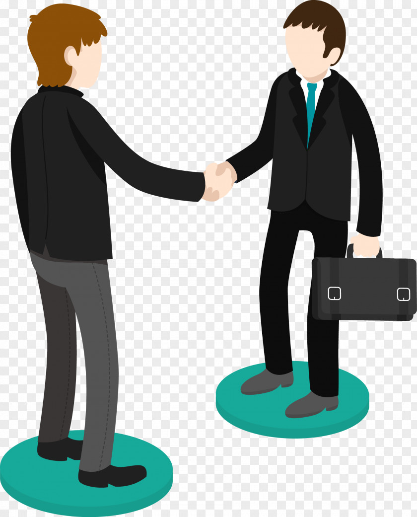 Vector Business Cooperation Clip Art PNG