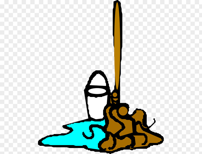 Bucket Mop Clip Art PNG