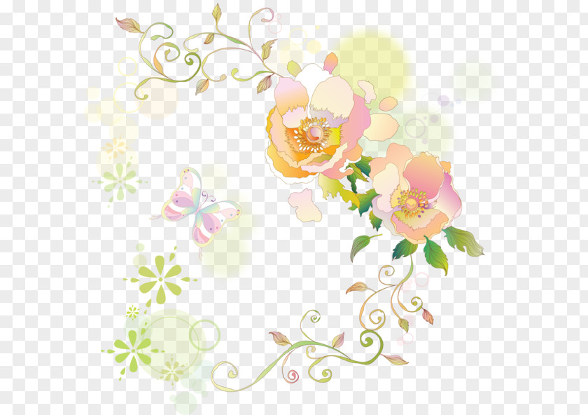 Butterfly Floral Design Art Clip PNG