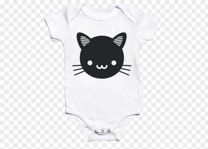 Cat Black T-shirt Baby & Toddler One-Pieces Paw PNG