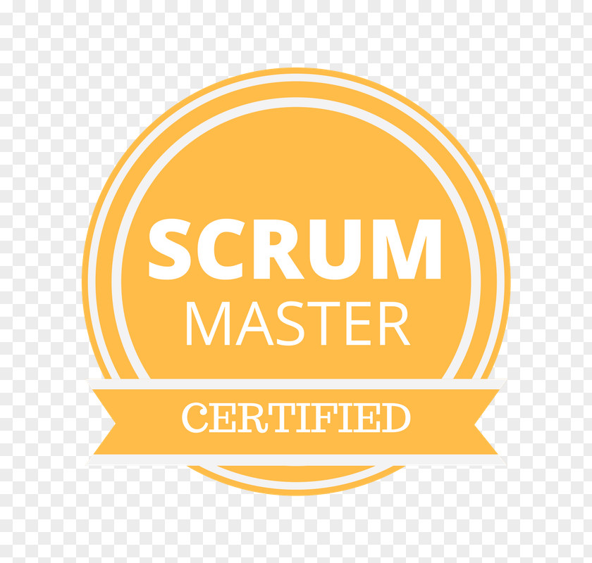 Certified Scrum Master Logo Brand Product Design Font PNG