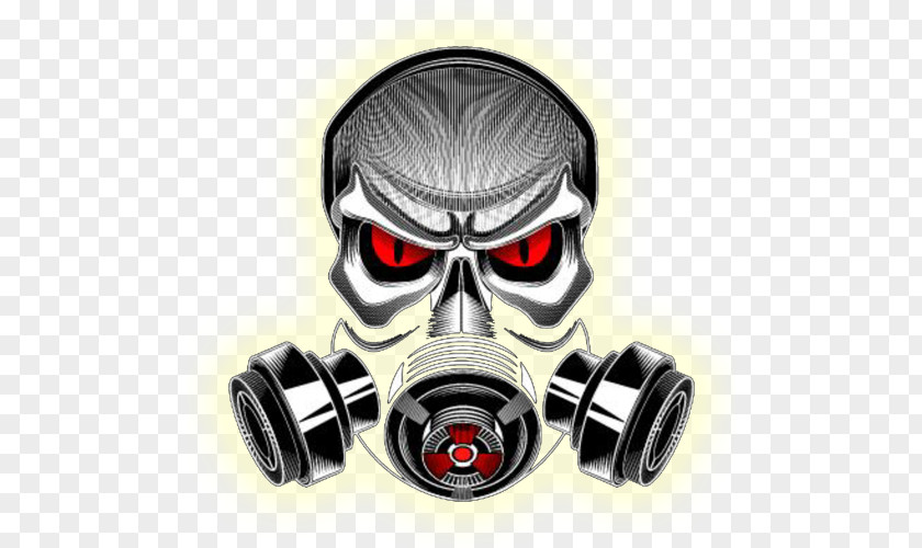 Gas Mask Personal Protective Equipment Headgear Skull PNG