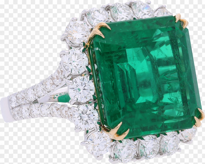 Emerald Gem Earring Muzo Gemstone PNG