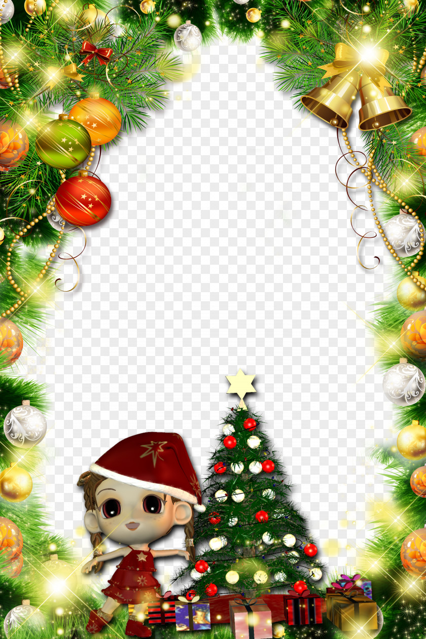 Mood Frame Christmas Tree Picture PNG