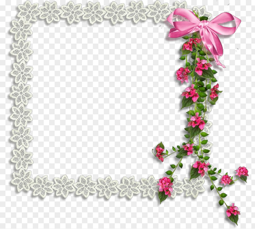 Plant Lei Picture Frame PNG