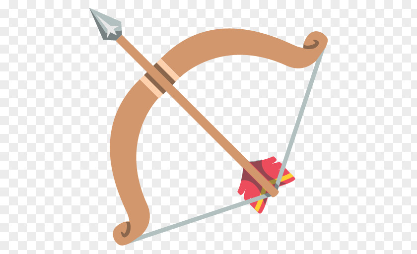 Bow And Arrow Emoji Sticker Text Messaging SMS Email PNG