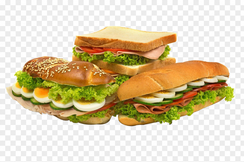 Burgers And Sandwiches Hamburger Cheeseburger Club Sandwich Ham Cheese Egg PNG