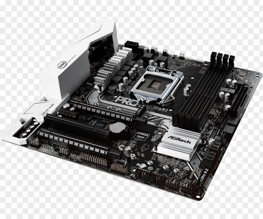 Intel MicroATX LGA 1151 ASRock B250M Pro4 Motherboard PNG