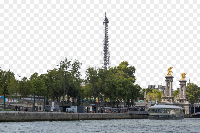 Paris Seine River View Eiffel Tower Landscape U540du52dd PNG