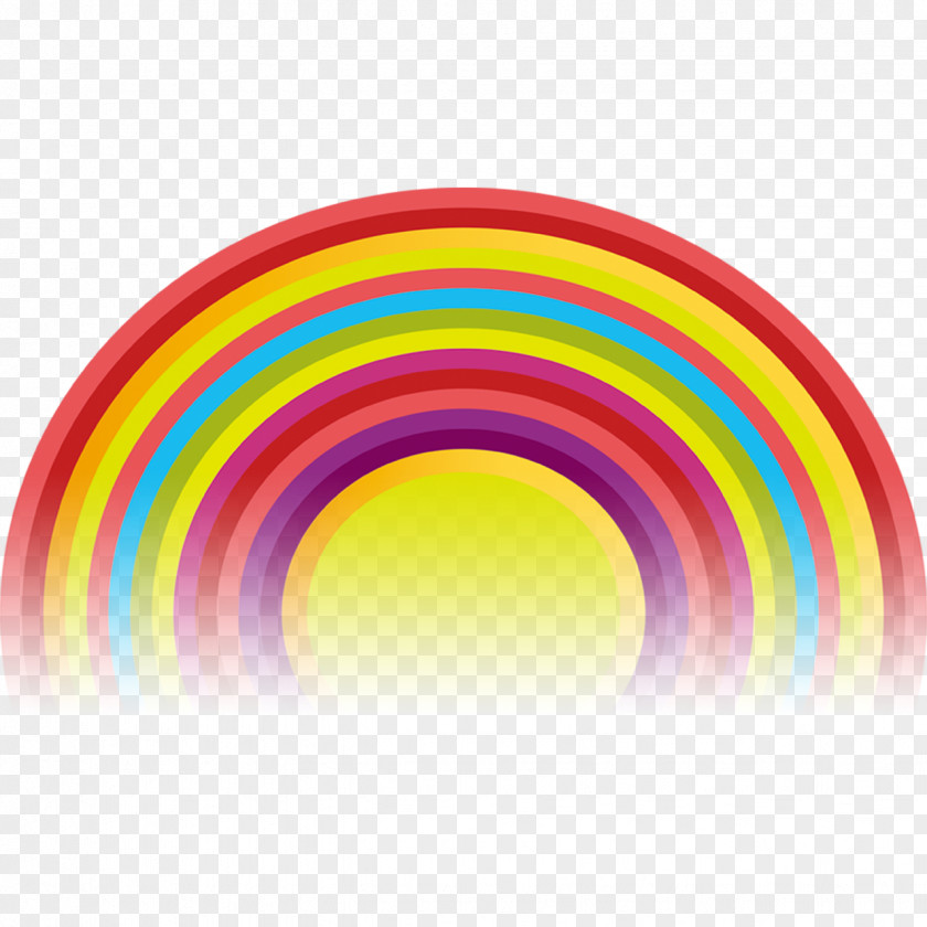 Rainbow Drawing Color PNG