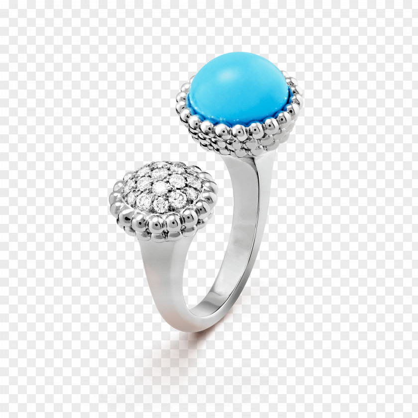 Ring Turquoise Van Cleef & Arpels Diamond Jewellery PNG