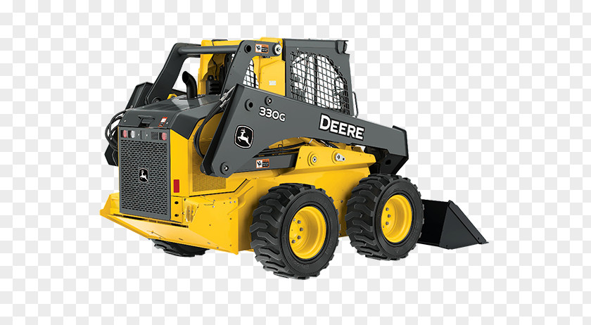 Skid Steer John Deere Skid-steer Loader Tracked Heavy Machinery PNG