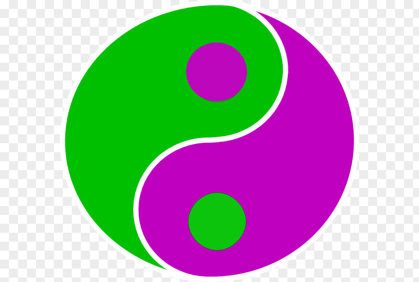 Yin Yang Green And Symbol Clip Art PNG