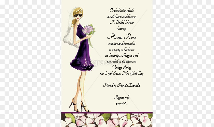 Bride Wedding Invitation Dress Bridal Shower PNG