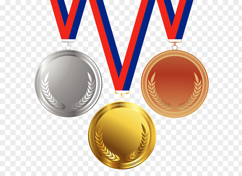 Medal Olympic Games Bronze Silver Gold PNG