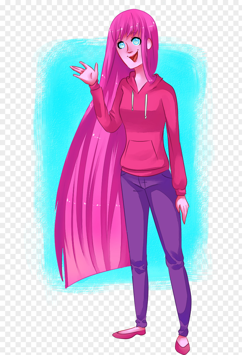 Rabbit In The Sky Princess Bubblegum Fionna And Cake Chewing Gum Fan Art PNG